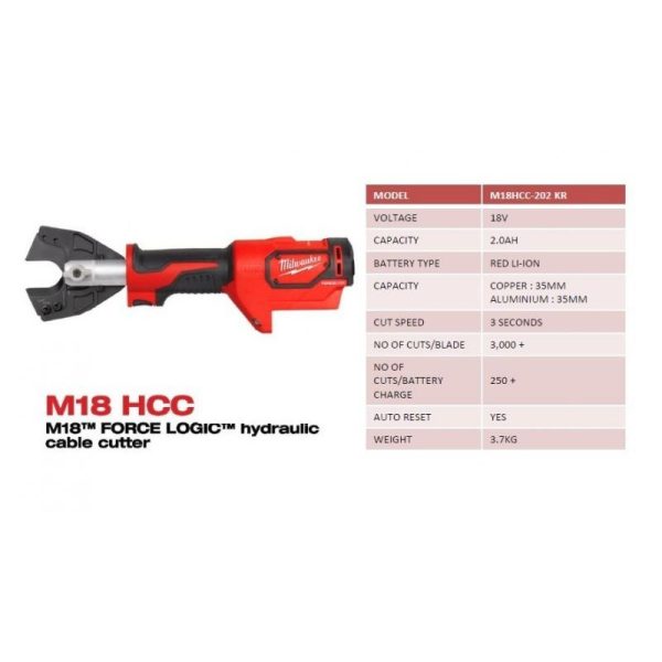 Máy cắt cáp 6T M18 HCC-0C (bare)